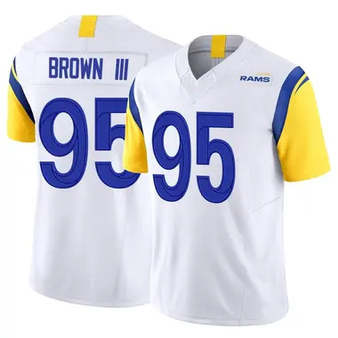 Bobby Brown III Men's Nike Royal Los Angeles Rams Custom Game Jersey Size: 3XL