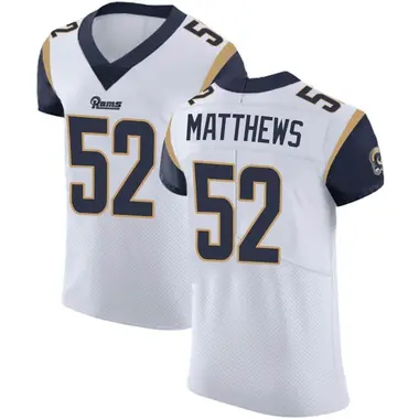 authentic white clay matthews jersey