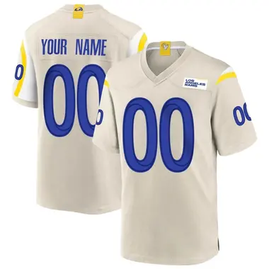 Michael Ojemudia Men's Nike White Los Angeles Rams Alternate Custom Jersey Size: 3XL