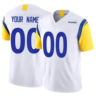 Los Angeles Rams Vapor Elite Custom Jersey - Bone - Topcoolteez