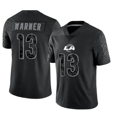 Men's Nike Kurt Warner Navy St. Louis Rams Retired Player Limited Jersey