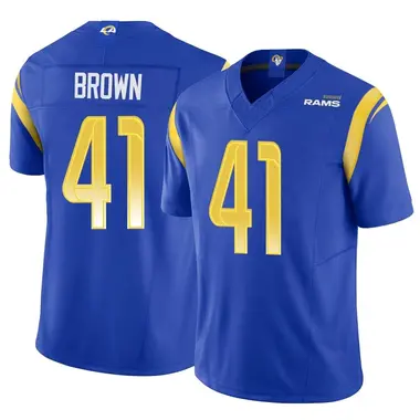 Men's Nike Los Angeles Rams Malcolm Brown Vapor F.U.S.E. Jersey - Royal Limited