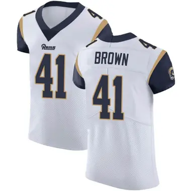 Men's Nike Los Angeles Rams Malcolm Brown Vapor Untouchable Jersey - White Elite