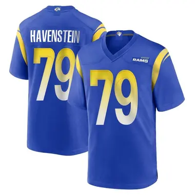 Men's Nike Los Angeles Rams Rob Havenstein Alternate Jersey - Royal Game