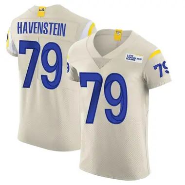 Men's Nike Los Angeles Rams Rob Havenstein Bone Vapor Jersey - Elite