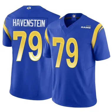 Men's Nike Los Angeles Rams Rob Havenstein Vapor F.U.S.E. Jersey - Royal Limited