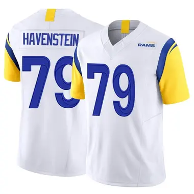 Men's Nike Los Angeles Rams Rob Havenstein Vapor F.U.S.E. Jersey - White Limited