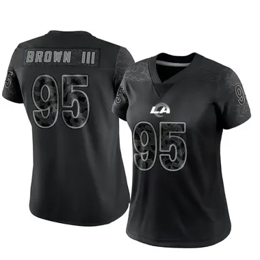 Men's Nike Bobby Brown III Royal Los Angeles Rams Team Game Jersey