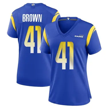 Women's Nike Los Angeles Rams Malcolm Brown Alternate Jersey - Royal Game