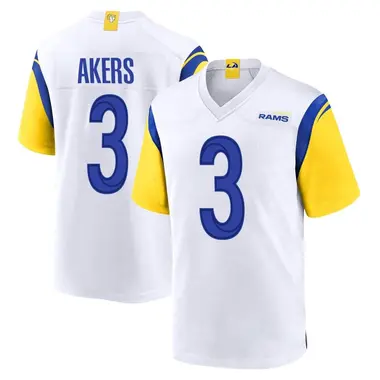 Women's Los Angeles Rams Cam Akers Nike White Game Jersey